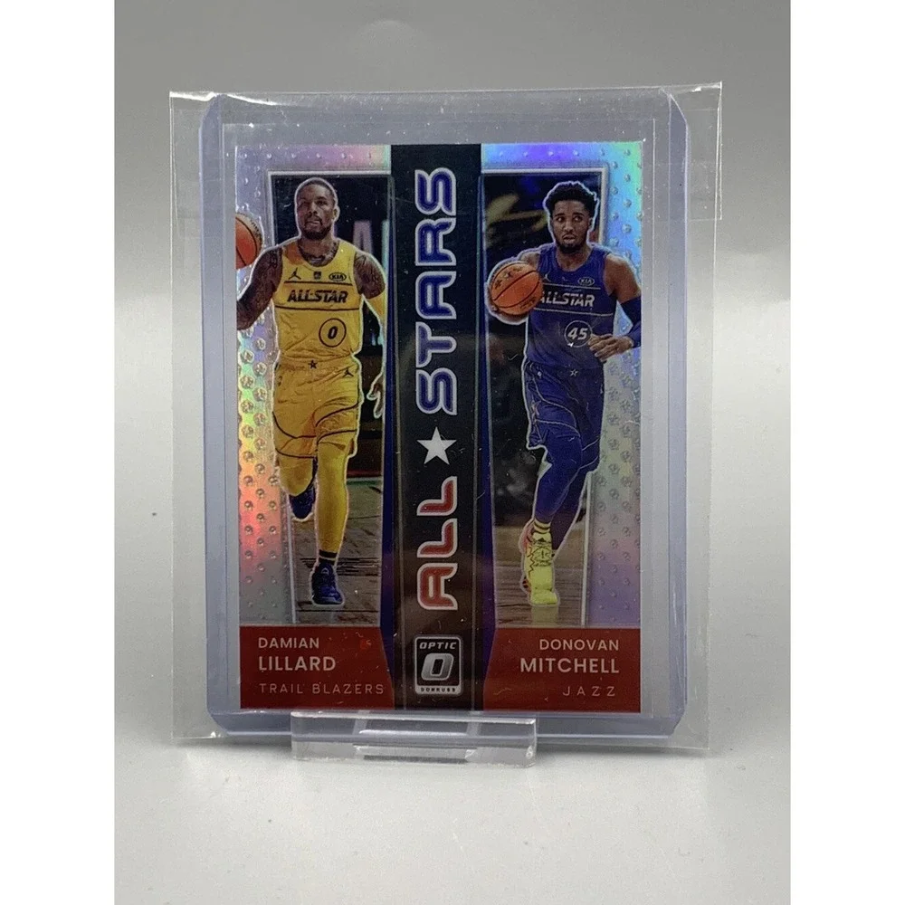 2021-22 Donruss Optic Damian Lillard/Donovan Mitchell All Stars Silver Holo
